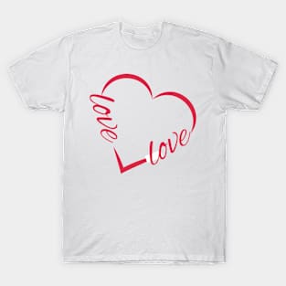 Heart with Love T-Shirt